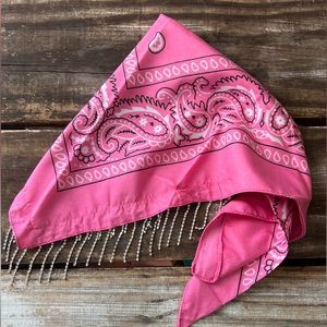 Pink Paisley Barbie Bandana Bride-to-be Bride Squad Bachelorette Party Cowgirl